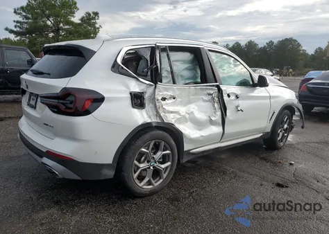 2024 BMW X3 xDrive30I из США, поврежденный, VIN 5UX53DP06R9U54724